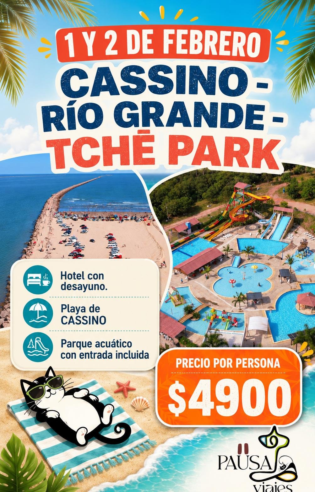 CASSINO + RIO GRANDE + TCHE PARK