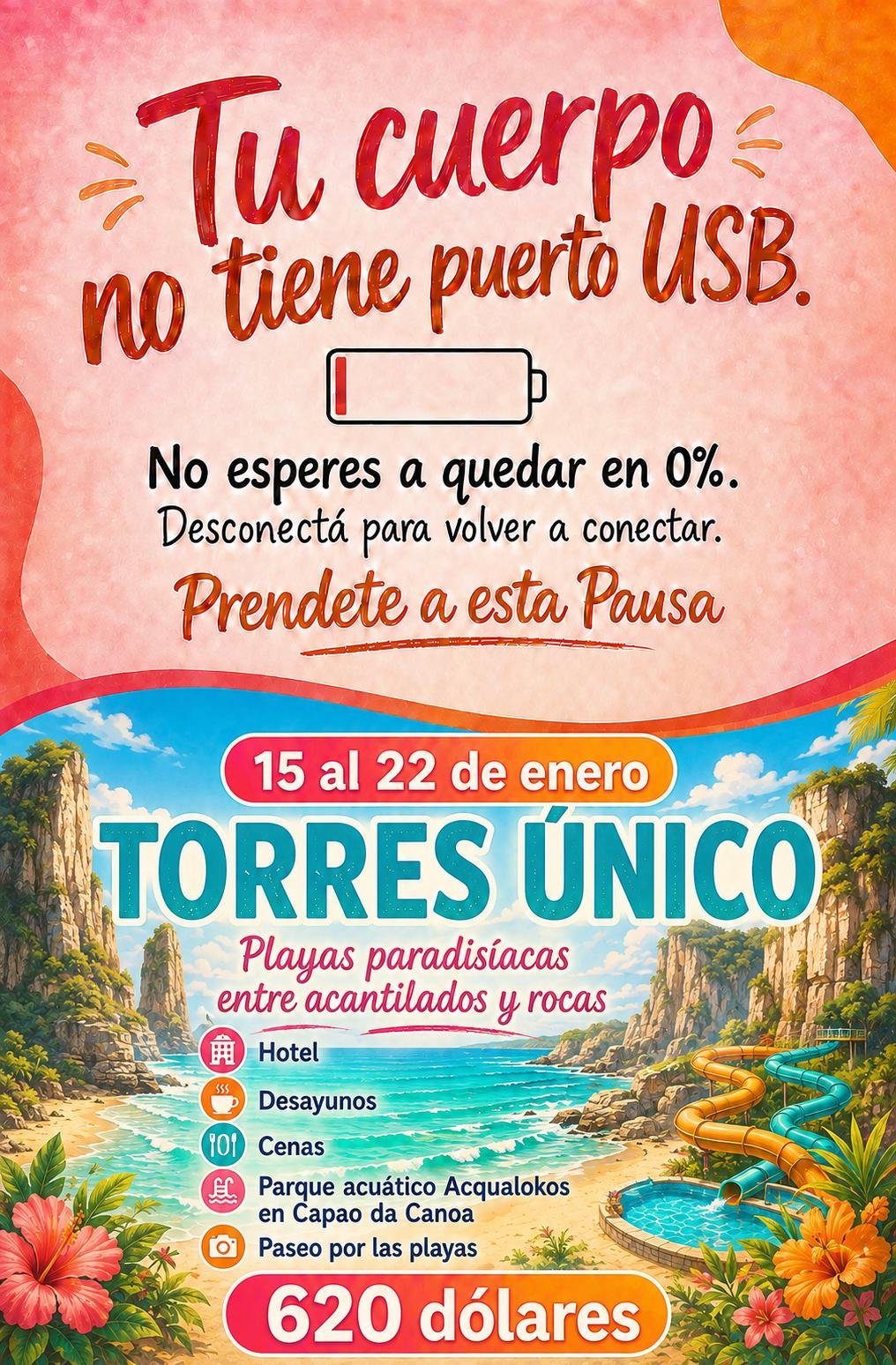 TORRES MAGICO ENTRE GRUTAS Y ACANTILADOS